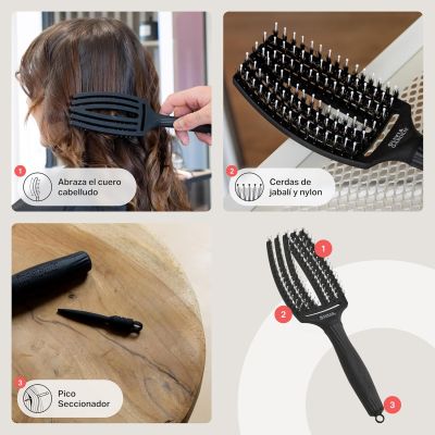 FINGERBRUSH COMBO MEDIUM OLIVIA GARDEN